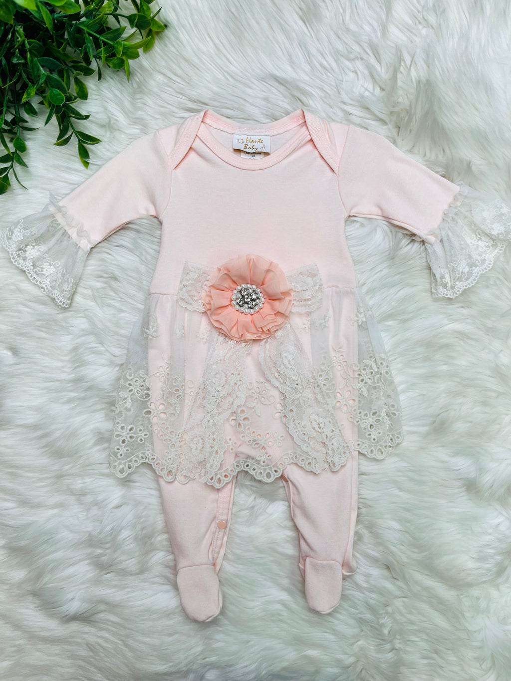 Girls Haute Baby Sweet Angel Romper