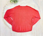 Women’s Terracotta Crewneck Knit Sweater
