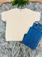 Women’s Zenana Light Beige Sweater Top-True to Size