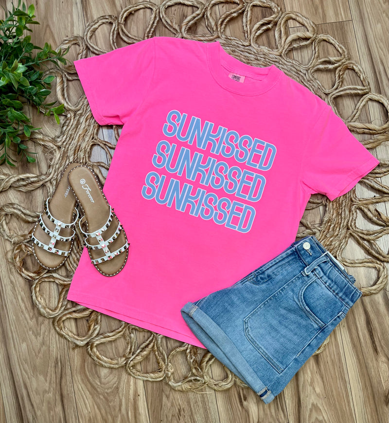 Comfort Colors Pink Sunkissed Tee