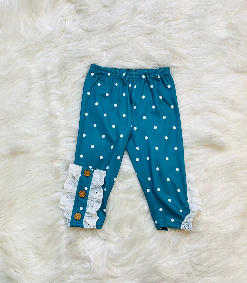 Girl’s Red and Green Bow Set