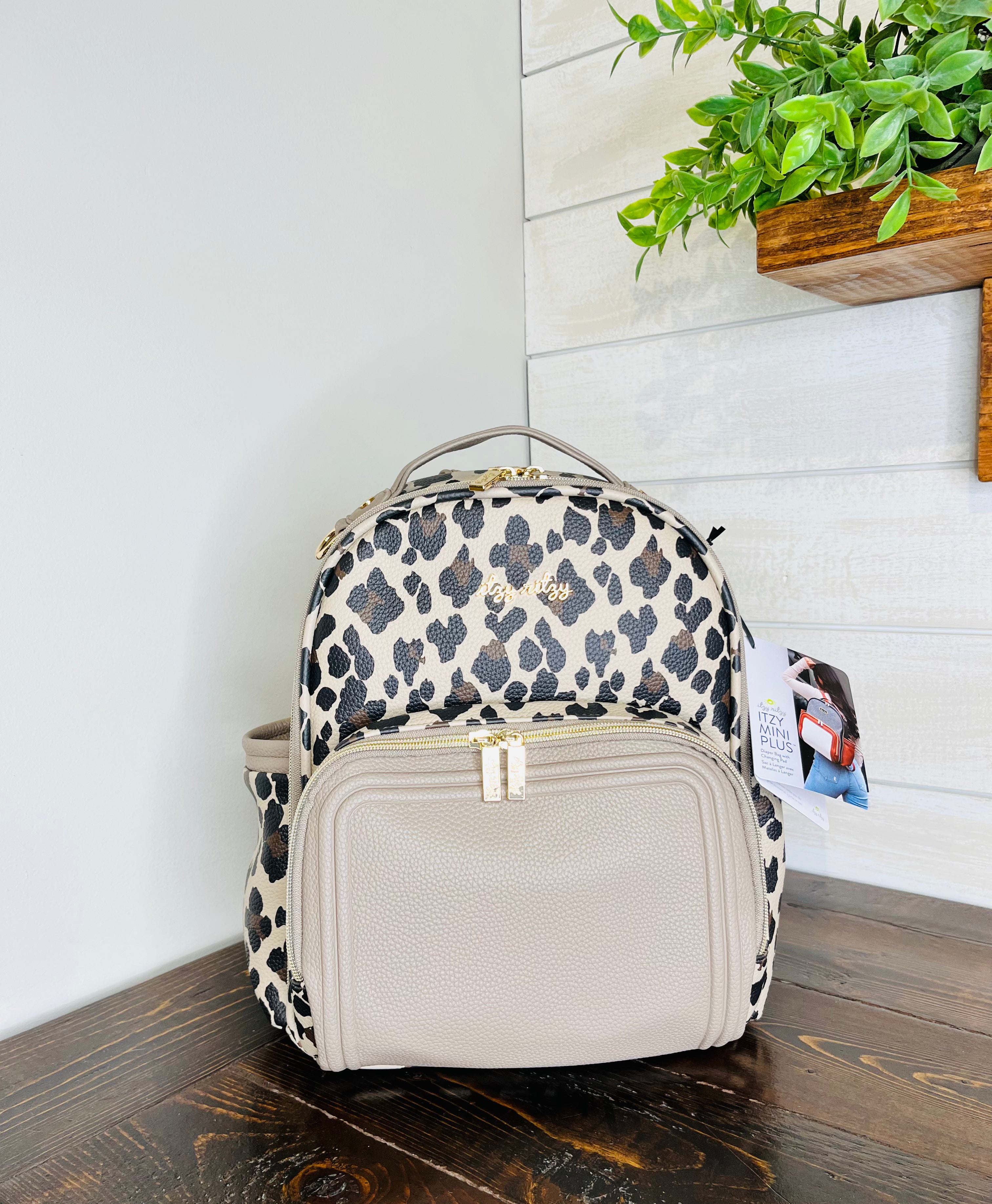 Itzy Ritzy Mini Leopard Diaper Bag