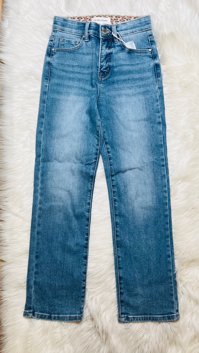 Risen High Rise Medium Wash Jeans 5916
