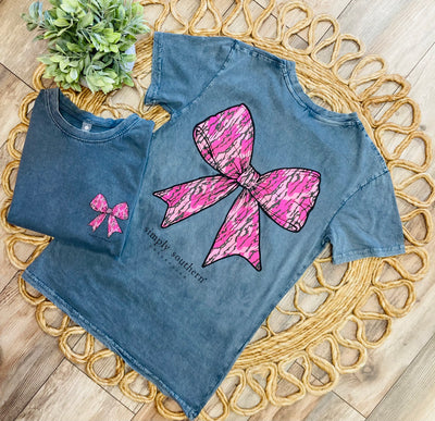 Pink Camo Simply Southern Graphic Tee - Mini Mee Boutique