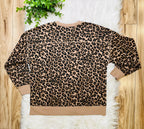 Women’s Very J Taupe Leopard Top