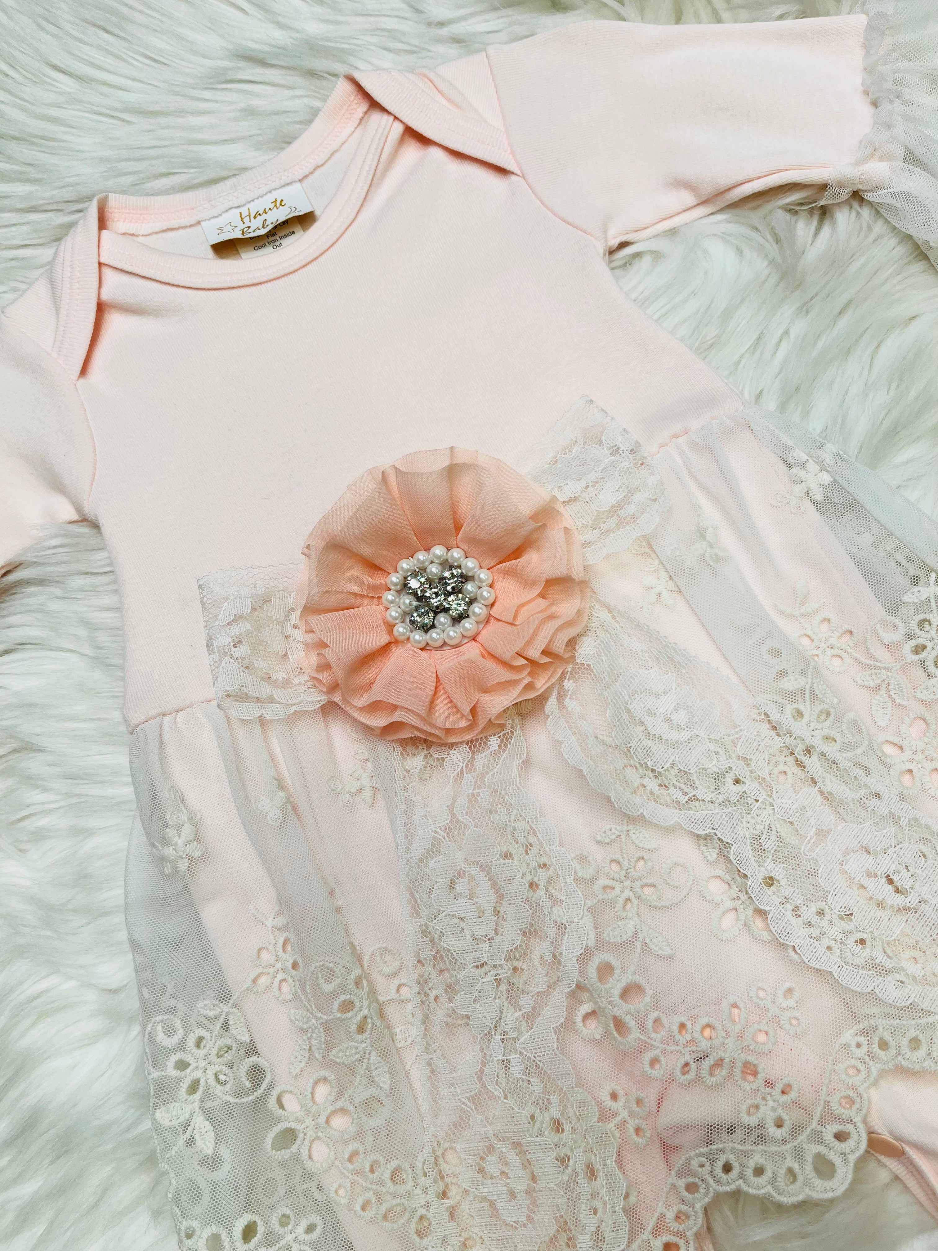 Girls Haute Baby Sweet Angel Romper