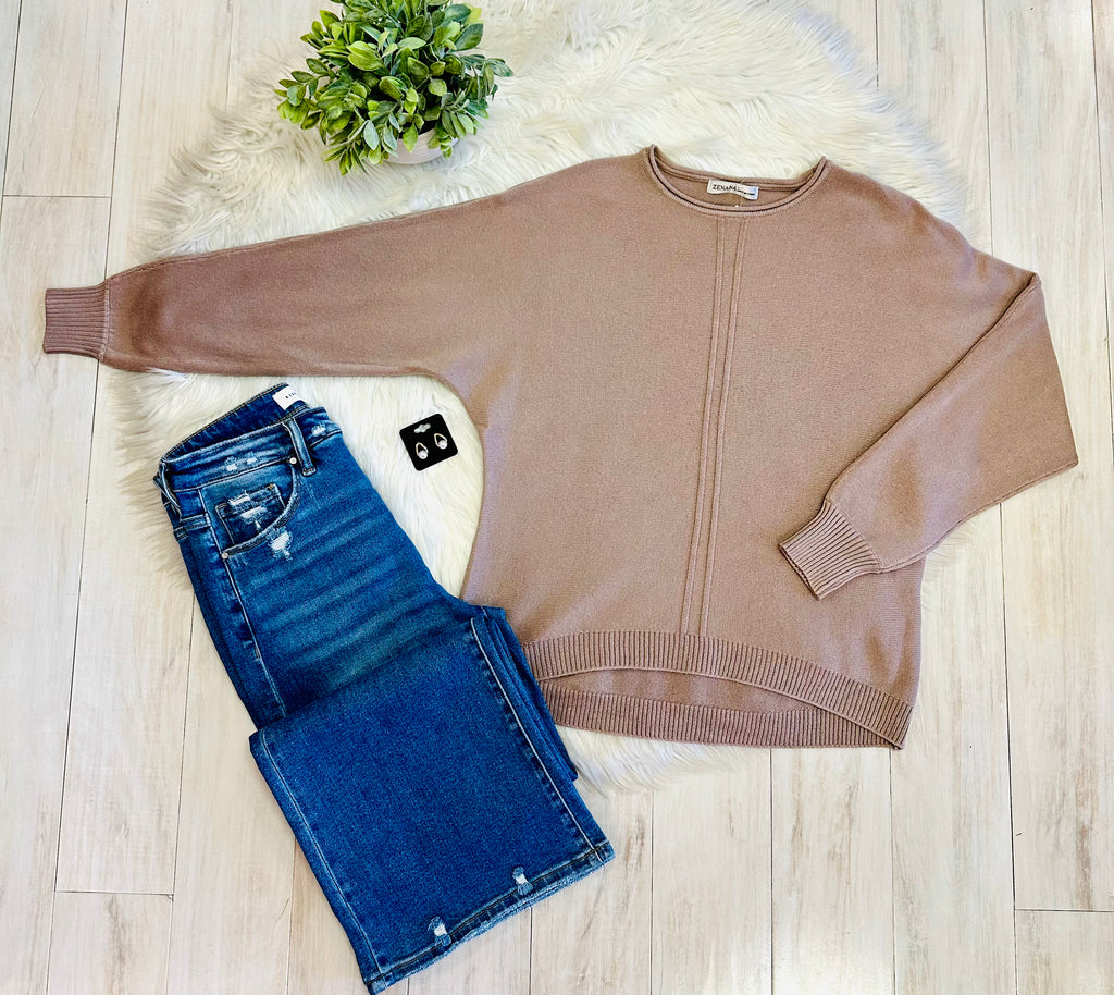 Women’s Tan Knit Sweater