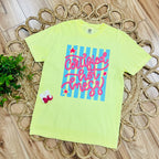 Special Order 3XL - Women’s Yellow “Certified Hot Mess” Graphic Tee