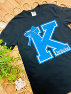 Women’s Comfort Colors Black Kentucky Bow Tee