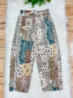 Women’s Evermmee Mixed Print Barrel Jeans