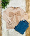 Women’s Evermmee Tan Bow Top- True to Size