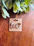 Small Silver Disco Hoops