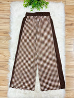 Women’s Evermmee Brown Gingham Print Set-True to Size
