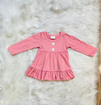 Girl’s Pink Cheetah Pant Set