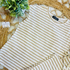 Women’s Evermmee Tan Stripe Pant Set