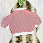 Women’s Zenana White & Red Long Sleeve Set