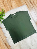 Women’s Zenana Olive Green Ribbed Cuff Sleeve Pant Set