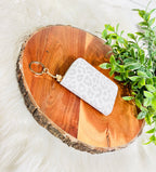Grey Cheetah Print Zipper Wallet