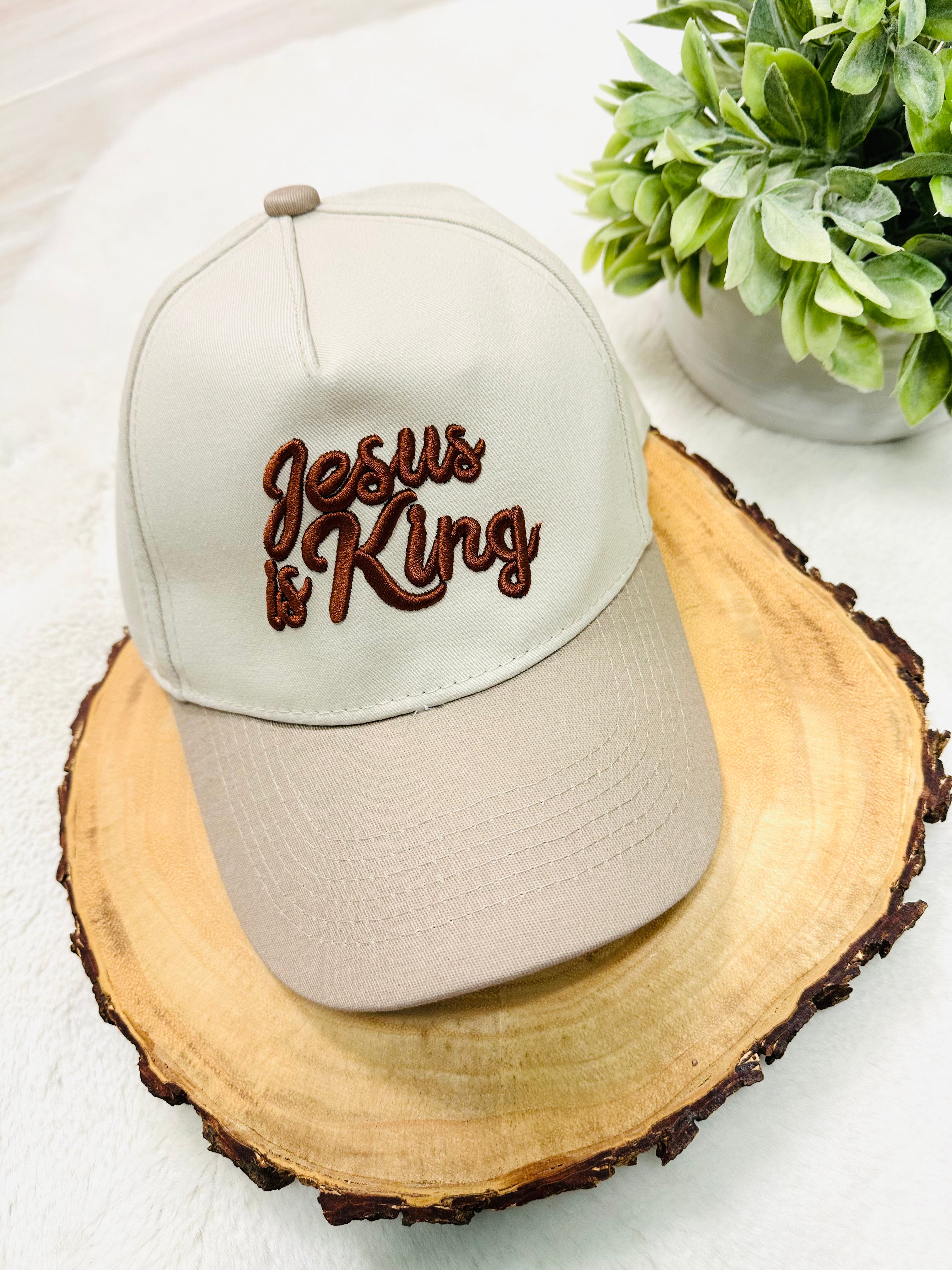 “Jesus is King” Tan Hat