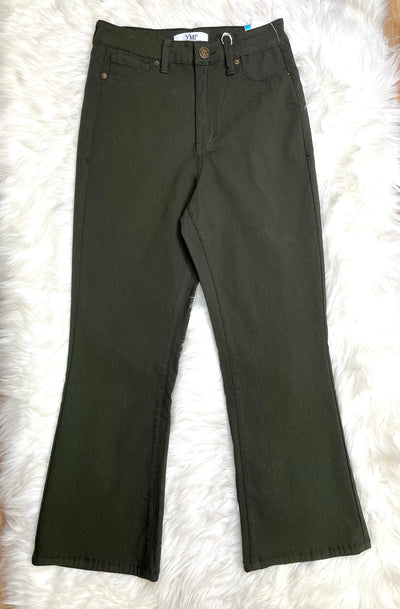 Women’s YMI dark olive capri pants