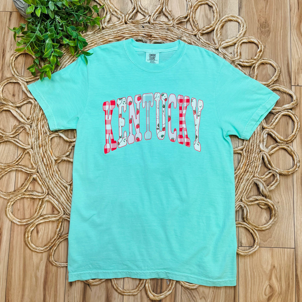 Women’s Mint Green Kentucky Strawberry Tee