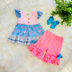 Girl’s Garden Blooms Ruffle Set