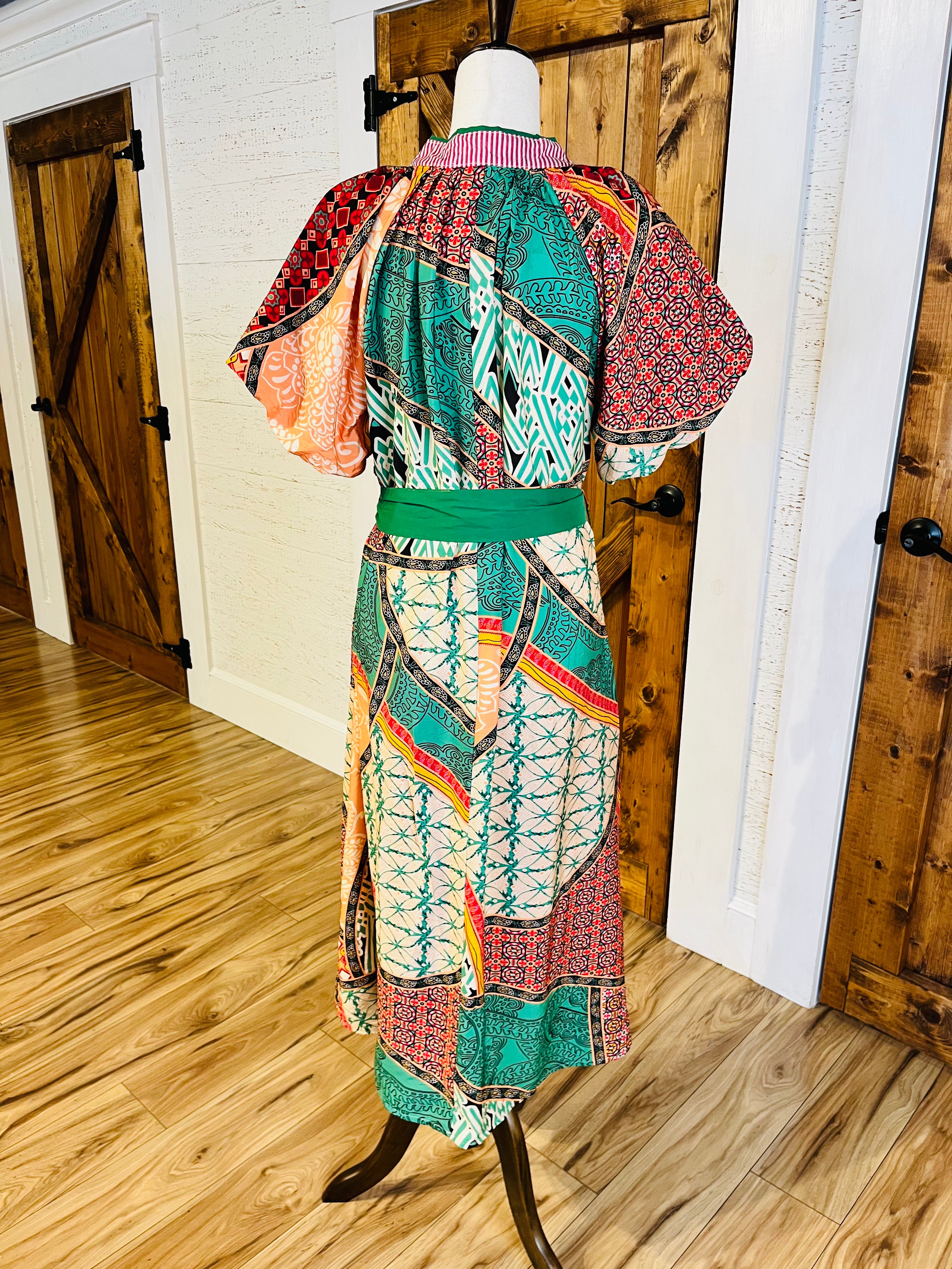 Women’s Umgee Patchwork Midi Dress