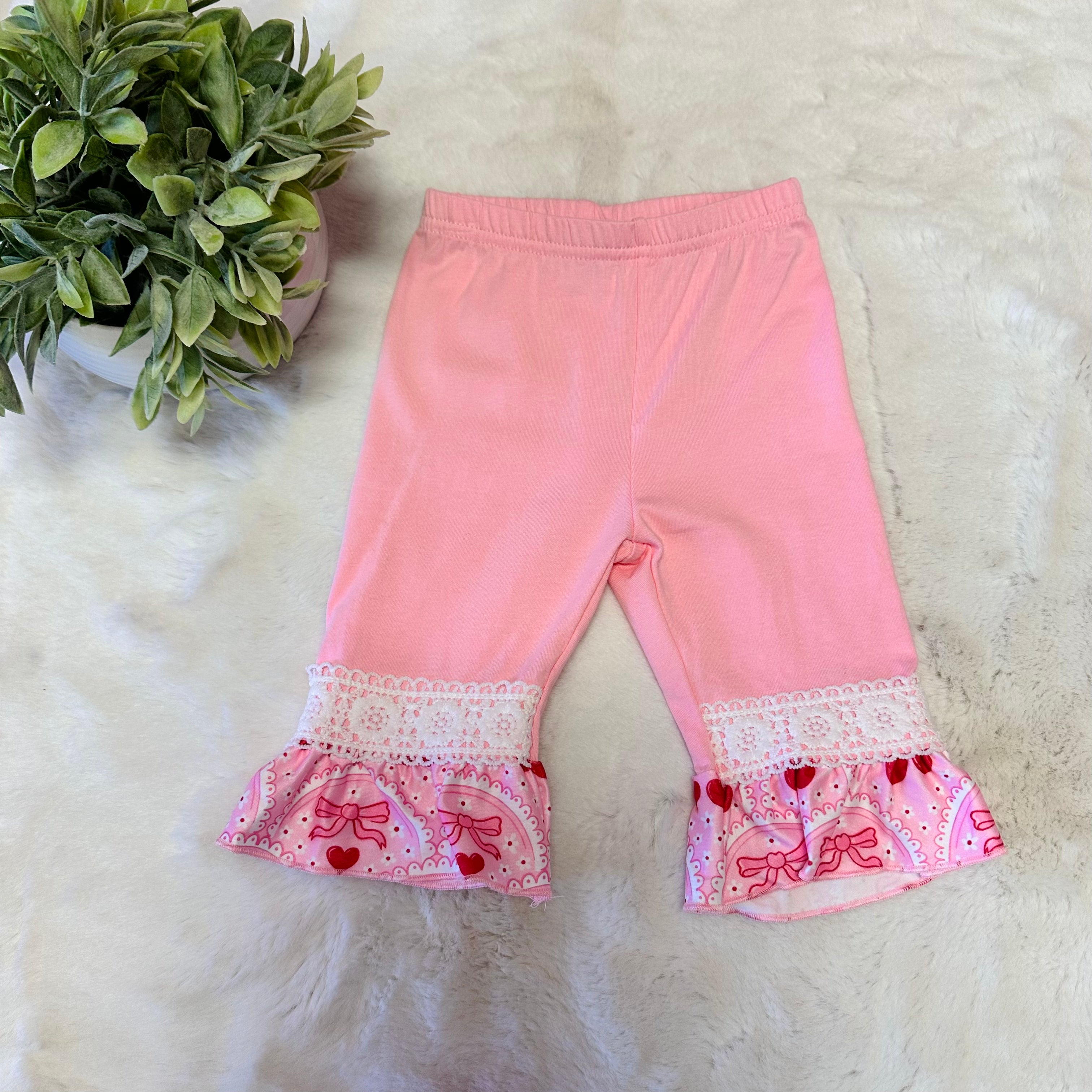 Girls Polka Dot Cherries Hi-Low Top Set
