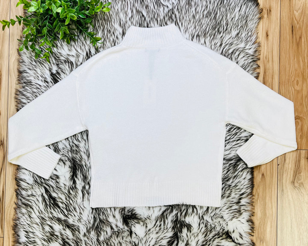 Women’s Love Tree Ivory Sweater Top- True to Size