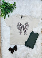 Girl’s Camo Bow Tee