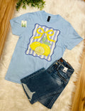 Gildan Blue Lemon Graphic Tee Women's