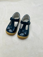 Girl’s L’amour Bow Buckle Shoes - Navy