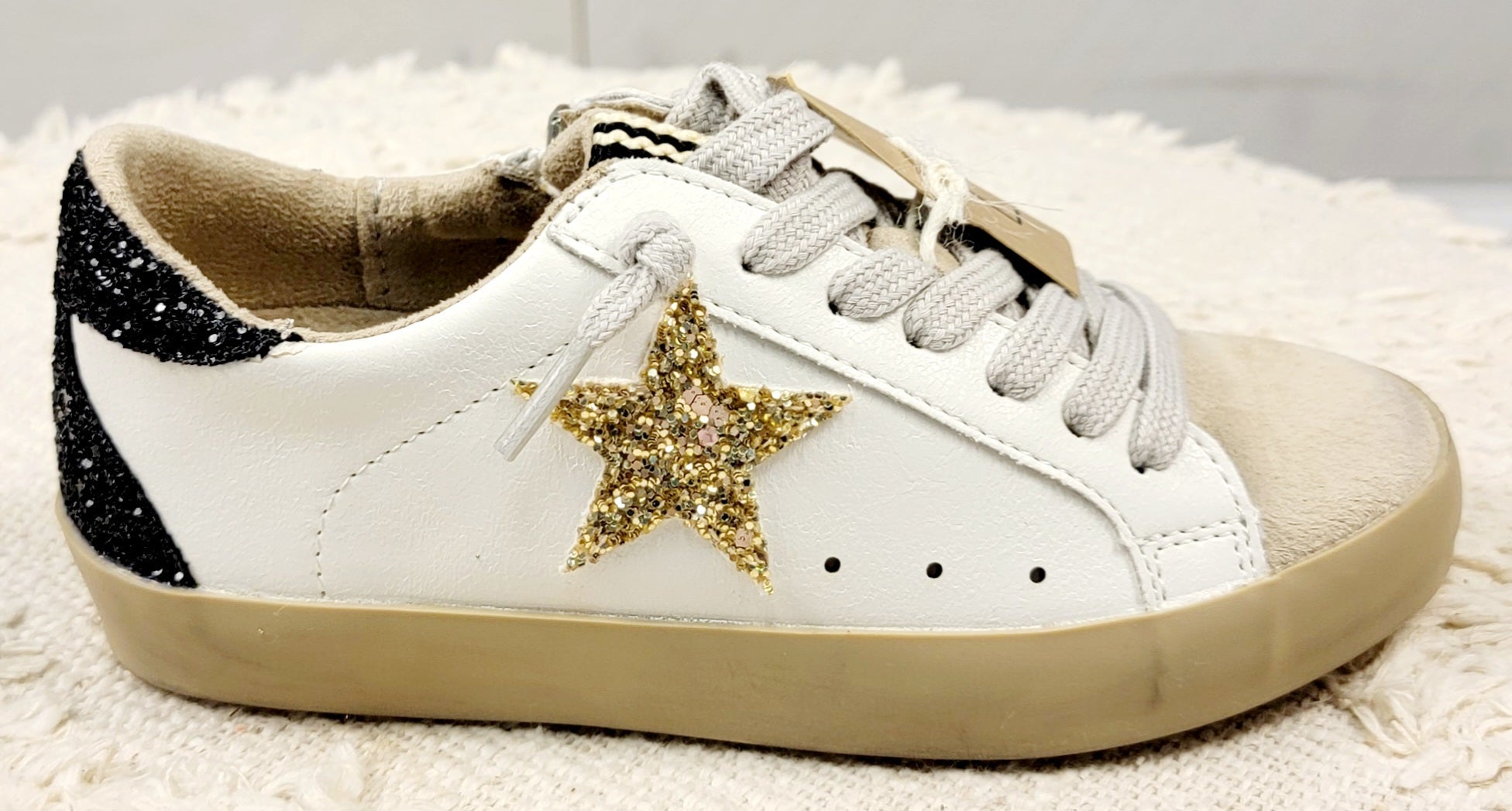 Girl’s ShuShop Gold Sparkle Shoes - Mini Mee Boutique