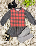 Girls 12PM Checkered Top