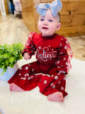 Girls Believe Christmas Outfit