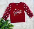 Girls Believe Top Christmas
