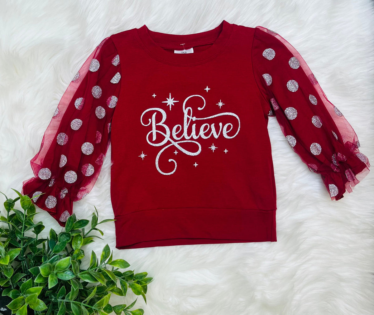 Girls Believe Top Christmas
