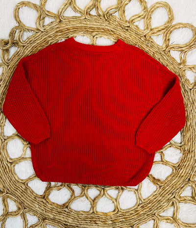 Girls Christmas Nutcracker Sequins Pullover Sweater