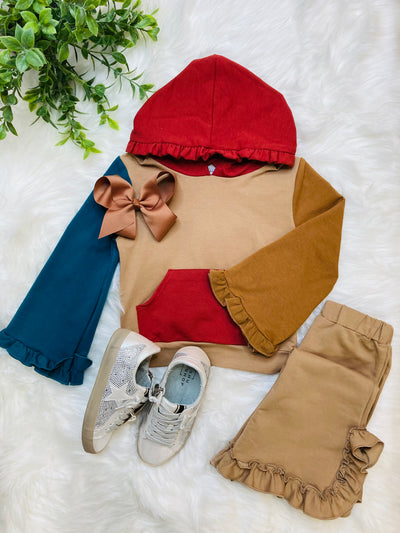 Girl's Color-block Set - Mini Mee Boutique