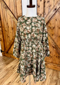 Girl’s Fall Green Dress