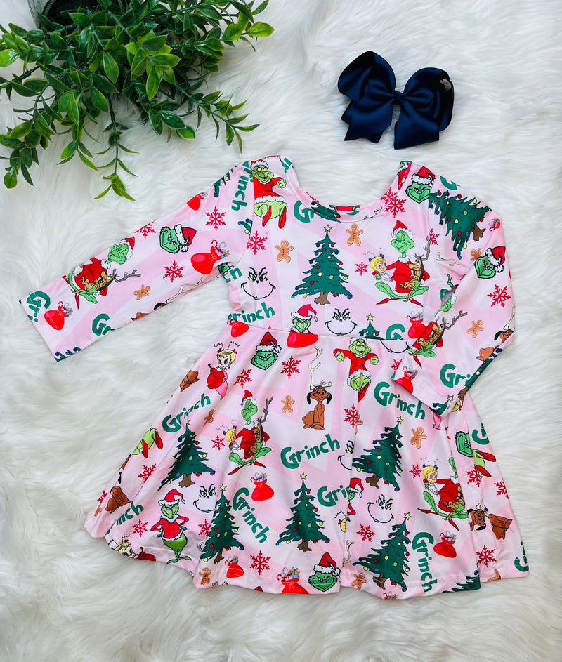 Girls Grinch Dress