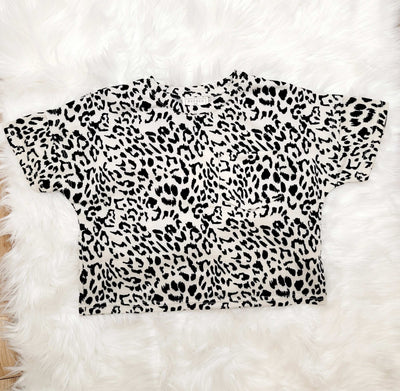 Girl's Hayden cheetah top - Mini Mee Boutique
