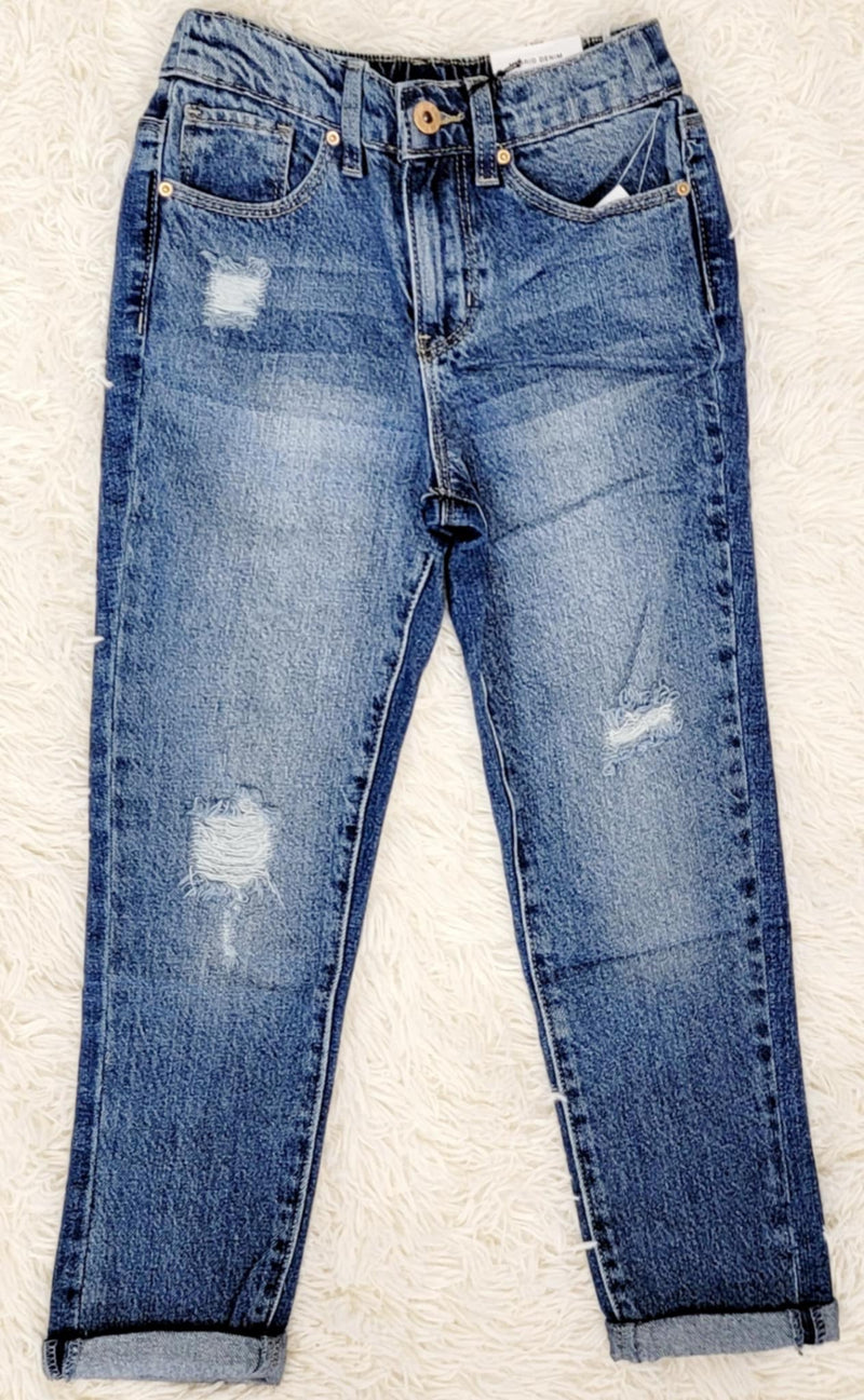 Girl’s Jeans - Dark Wash - Mini Mee Boutique
