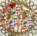 Girls Merry Grinchmas Print Dress Christmas