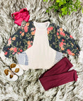 Girls Patchwork Accent Top