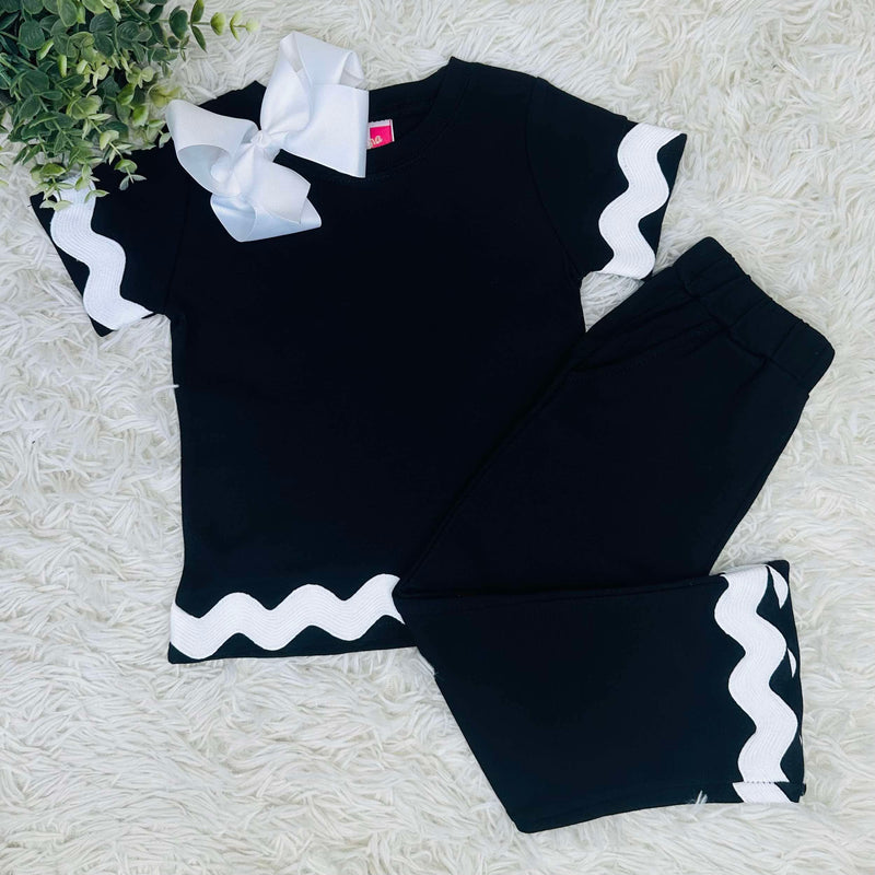 Girls Ric Rac Pant Set