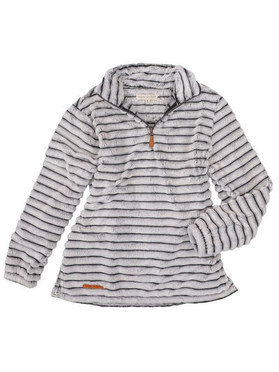 Girl's Simply Southern Black Lined Shacket - Mini Mee Boutique
