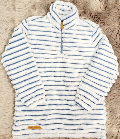Girl's Simply Southern Sherpa Pullover - Mini Mee Boutique