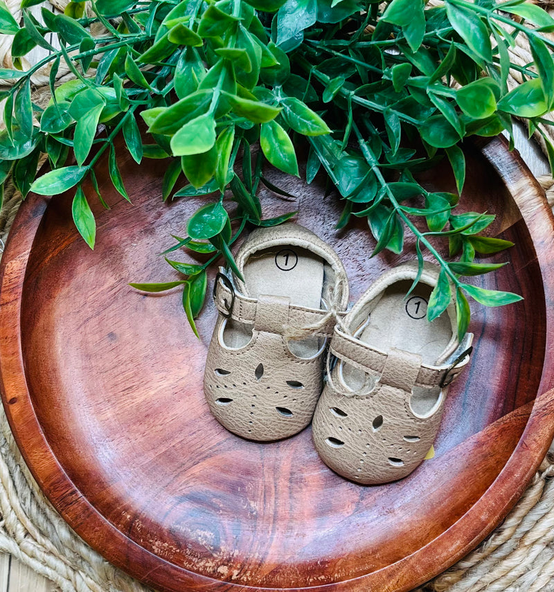 Girls Tan Baby shoes