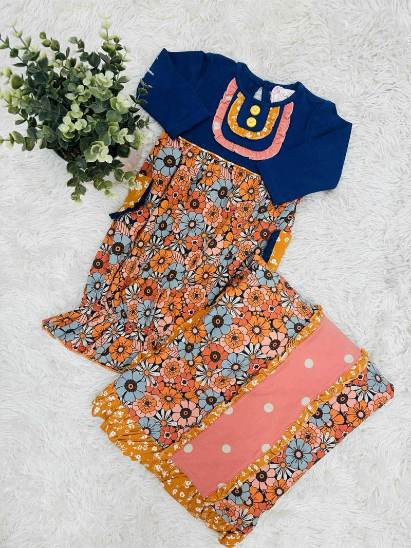 Girls Treasured Petals Gown and Blanket Set